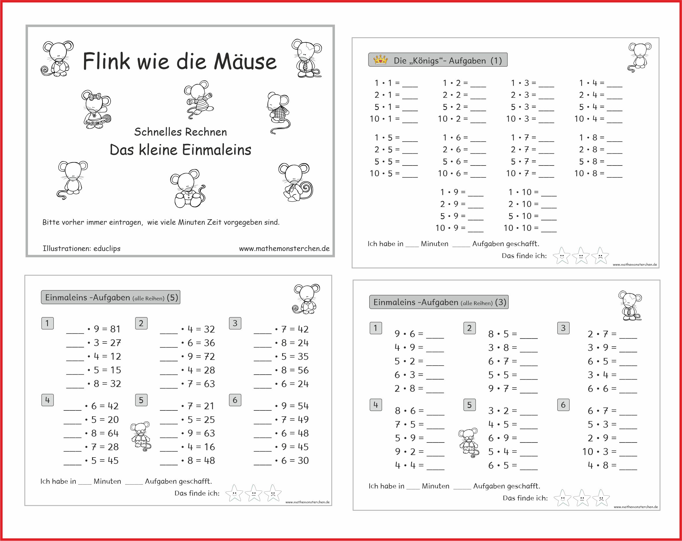 Mathemonsterchen - Multiplikation und Division